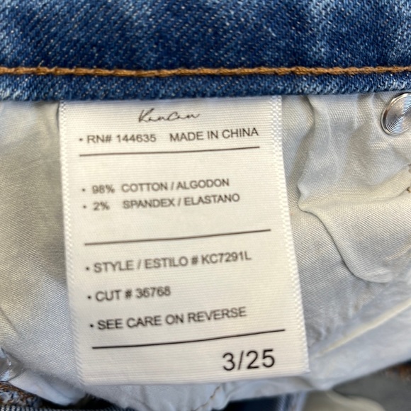 🥳HP🥳 KanCan High-Waisted Distressed Ankle Frayed Raw Hem Skinny Jeans - Picture 6 of 9